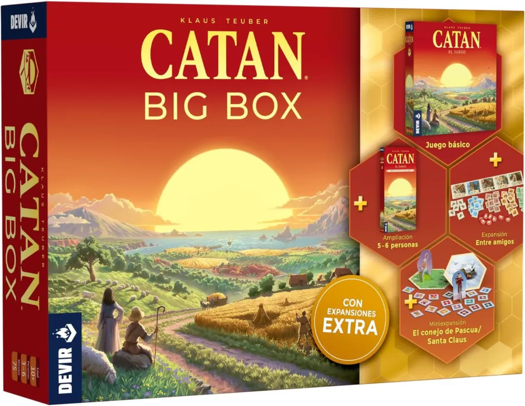 Catan Big Box Edición 2025 de Devir