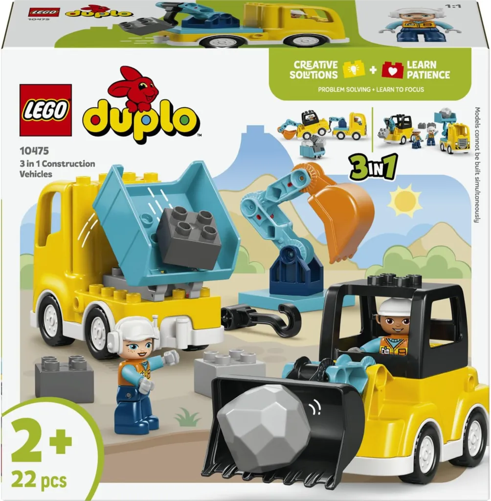 LEGO Duplo Vehículos de Construcción 3 en 1 (10475)