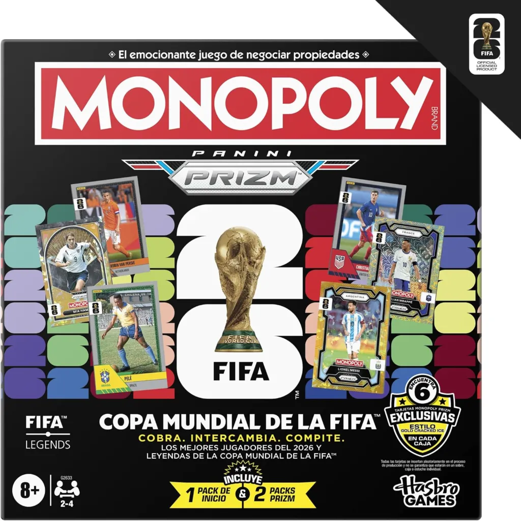 Monopoly Panini Prizm Copa Mundial de la FIFA 2026