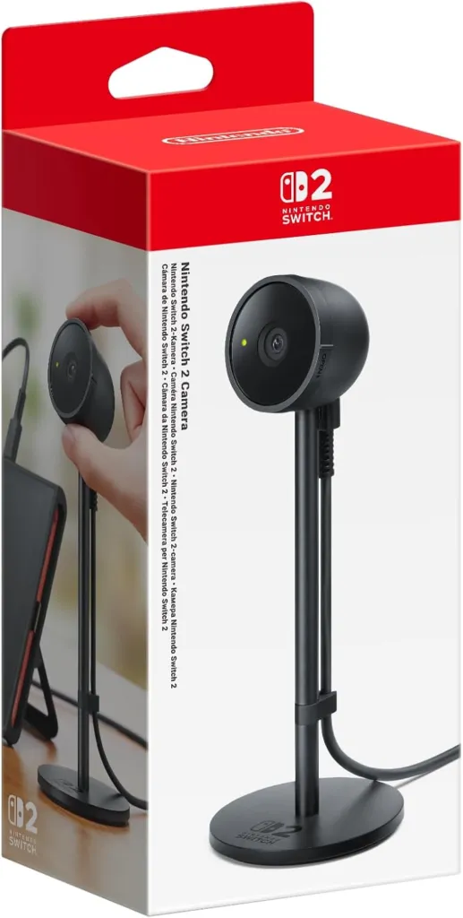 Nintendo Switch 2 Cámara HD con micrófono integrado y conexión USB-C (oficial)