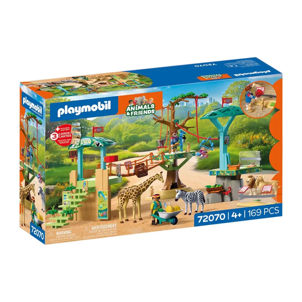 Playmobil Animals & Friends Zoo: Parque de aventuras 72070