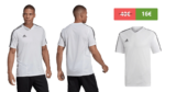 ¡TOMA CHOLLO! Camiseta Adidas Tiro 19 solo 16 euros. 60% de descuento.