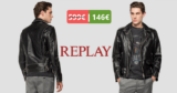 ¡TOMA CHOLLO! Chaqueta de cuero Replay Perfecto desde solo 146 euros. 75% de descuento.