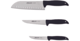 Cuchillos Arcos Serie Menorca: Santoku + mondador + cocina. Córtalo todo por solo 20 euros.