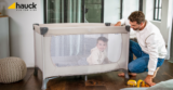De vacaciones con tu bebé y total comodidad gracias a esta cuna de viaje plegable Hauck Dream N Play por solo 47€.