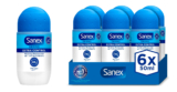 Pack de 6 x desodorante Sanex Dermo Extra Control por 7,62€ para ahorrar en tu cesta de la compra.