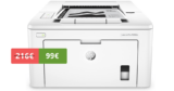 ¡TOMA CHOLLO! Impresora láser monocromo HP LaserJet Pro M203dw solo 99 euros. 54% de descuento. Mínimo histórico.